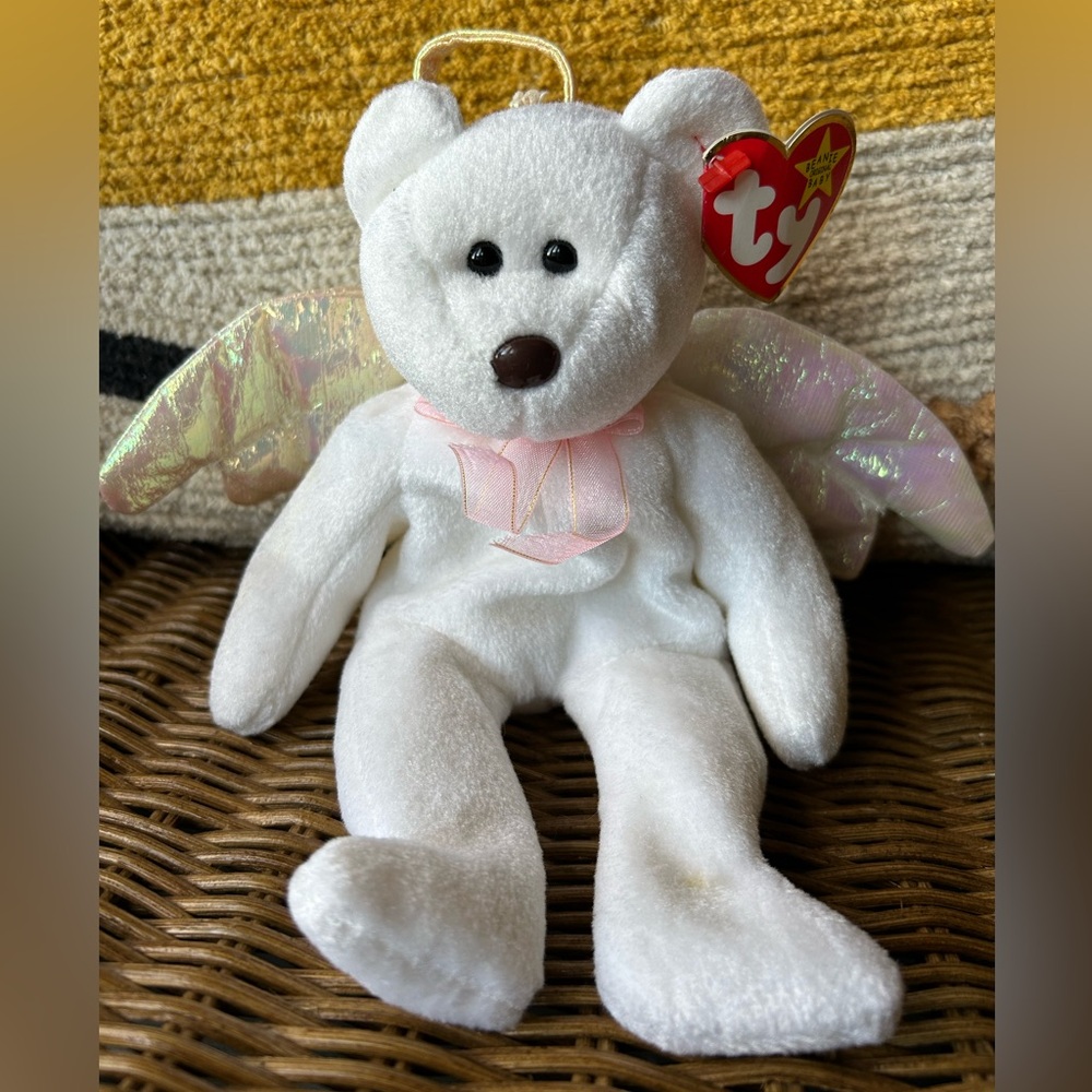 2/$30⚡️- TOY | Ty Original Beanie Baby Halo bear 1998